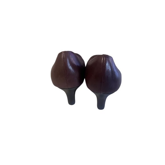 Naturalizer brown leather pumps heels size 7M - Picture 4 of 6